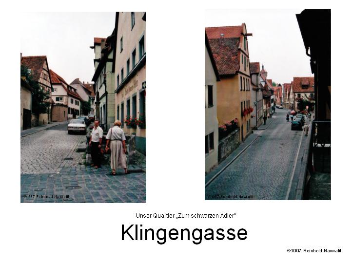 Rothenburg Klingengasse