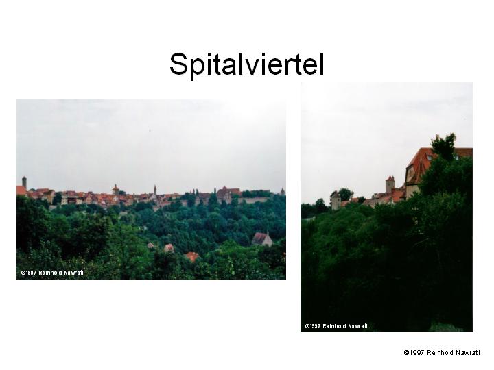 Rothenburg Schmiedgasse Spitalviertel