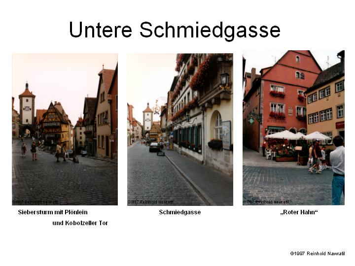 Rothenburg untere Schmiedgasse