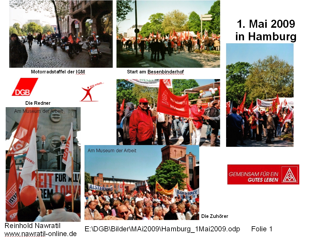 1. Mai in Hamburg