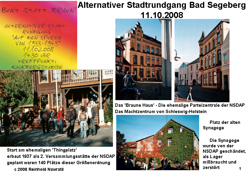 Alternativer Stadtrundgang in Bad Segeberg