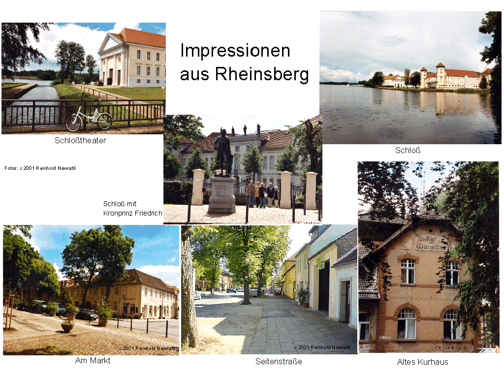 Stadt Rheinsberg in Brandenburg